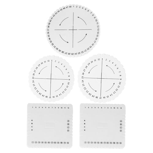 PERSELOSO 5 Stück Teiliges Handgewebter DIY Flechtwerkzeug für Armbänder Rund und für Schnur Armbänder Kumihimo und Handwerk PERSELOSO 5 Stück Teiliges Handgewebter DIY Flechtwerkzeug für Armbänder Rund und für Schnur Armbänder Kumihimo und Handwerk von PERSELOSO