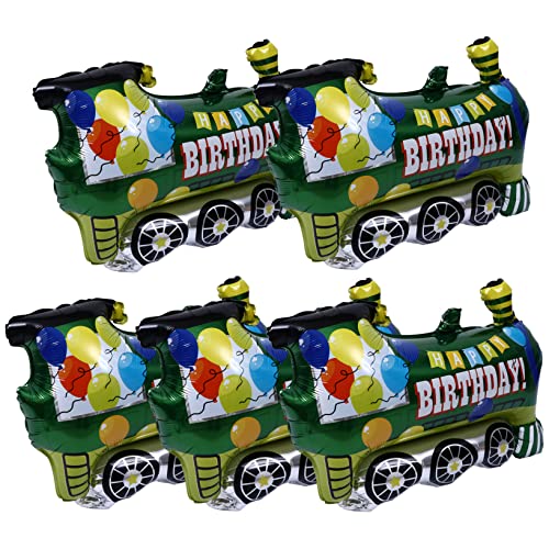 PERSELOSO 5 Stück Transportballon Party für thematisiert Geburtstagsfeierdekorationen bunt ballonie kidsballonie balons Fahrzeugballons Luftballons mit Fahrzeugform Aluminiumfolie PERSELOSO 5 Stück Transportballon Party für thematisiert Geburtstagsfeierdekorationen bunt ballonie kidsballonie balons Fahrzeugballons Luftballons mit Fahrzeugform Aluminiumfolie von PERSELOSO