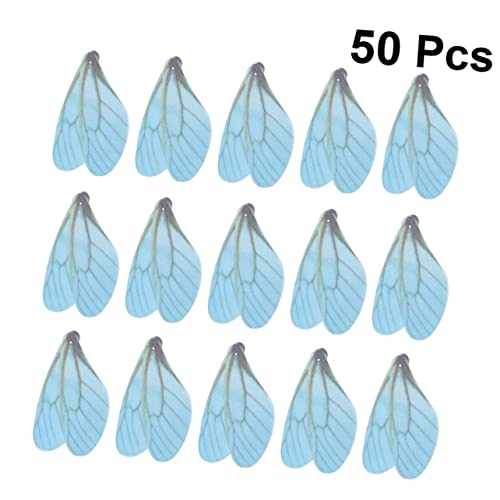 PERSELOSO 50 Stück Flügeldekore Feenflügel für Libellenflügel Engelsflügel zum Basteln Libelle zum Basteln Flügelanhänger handgefertigte Ohrringe liefert Zubehör für künstliche Ohrringe PERSELOSO 50 Stück Flügeldekore Feenflügel für Libellenflügel Engelsflügel zum Basteln Libelle zum Basteln Flügelanhänger handgefertigte Ohrringe liefert Zubehör für künstliche Ohrringe von PERSELOSO