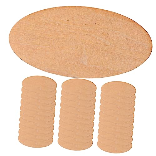 PERSELOSO 50 Stück Oval Holzscheiben Unlackiert Diy Bastelholzplatten für Kreative Projekte Dicke Lindenholzplatten für Dekoration und Handwerk PERSELOSO 50 Stück Oval Holzscheiben Unlackiert Diy Bastelholzplatten für Kreative Projekte Dicke Lindenholzplatten für Dekoration und Handwerk von PERSELOSO