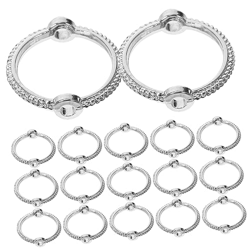 PERSELOSO 50 Stück Runde Spacer Perlen Metall für DIY Schmuckherstellung Geeignet für Armbänder Ohrringe und Mehr Leicht und Vielseitig Außendurchmesser PERSELOSO 50 Stück Runde Spacer Perlen Metall für DIY Schmuckherstellung Geeignet für Armbänder Ohrringe und Mehr Leicht und Vielseitig Außendurchmesser von PERSELOSO