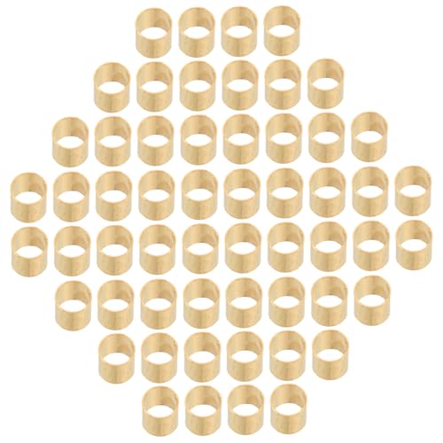 PERSELOSO 500 Stück Kupfer Crimpperlen für DIY Schmuckherstellung Endkappen und Spacerperlen Gold für Armbänder und Ohrringe Sicherer Halt und Vielseitige Anwendungen von PERSELOSO
