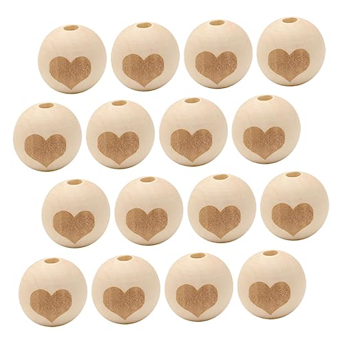 PERSELOSO 50Stücke DIY Holzperlen Handgefertigte Farbenfrohe Holzperlen für Basteln Schmuckherstellung und Kinderspielzeug für Projekte und PERSELOSO 50Stücke DIY Holzperlen Handgefertigte Farbenfrohe Holzperlen für Basteln Schmuckherstellung und Kinderspielzeug für Projekte und von PERSELOSO