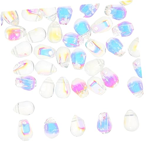 PERSELOSO 50Stücke Glasperlen DIY Schmuckherstellung Tränenförmige Spacer Perlen für Armbänder und Ohrringe für Handwerksprojekte PERSELOSO 50Stücke Glasperlen DIY Schmuckherstellung Tränenförmige Spacer Perlen für Armbänder und Ohrringe für Handwerksprojekte von PERSELOSO