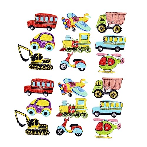 PERSELOSO 50Stücke Holzknöpfe für DIY Bastelprojekte Cartoon Transportmittel Gemischten Farben zum Stricken und Scrapbooking Handgefertigte Knöpfe von PERSELOSO