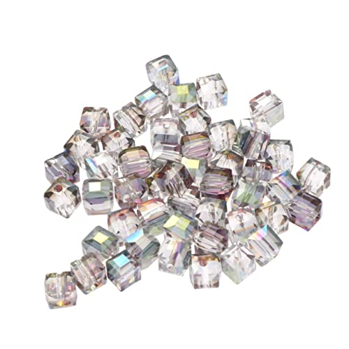 PERSELOSO 50Stücke Kristallperlen Lose Perlen für DIY Schmuckzubehör Quadrat Muster Rot und Grün für Halsketten und Armbänder Handarbeitsmaterial PERSELOSO 50Stücke Kristallperlen Lose Perlen für DIY Schmuckzubehör Quadrat Muster Rot und Grün für Halsketten und Armbänder Handarbeitsmaterial von PERSELOSO
