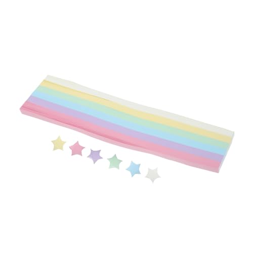 PERSELOSO 540 Stück Origami-stern-papierstreifen, Einfarbig, Stern-origami-sternstreifen, Weltraum-himmel, Origami-papier, Doppelseitige Sterne-papierstreifen Für Kunsthandwerk PERSELOSO 540 Stück Origami-stern-papierstreifen, Einfarbig, Stern-origami-sternstreifen, Weltraum-himmel, Origami-papier, Doppelseitige Sterne-papierstreifen Für Kunsthandwerk von PERSELOSO