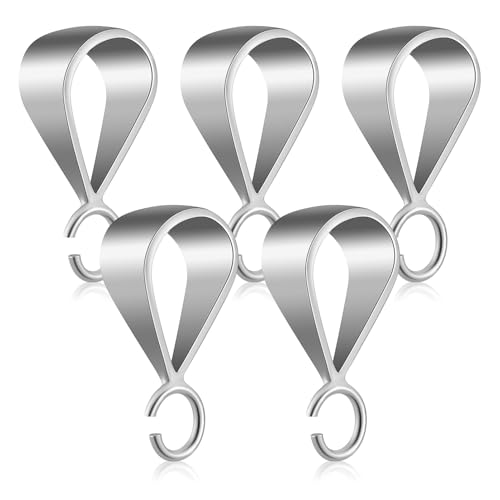 PERSELOSO 5Stücke Anhänger Bügel für Minimalistisches Design Robust und Sicher für Schmuckherstellung und DIY Zubehör von PERSELOSO