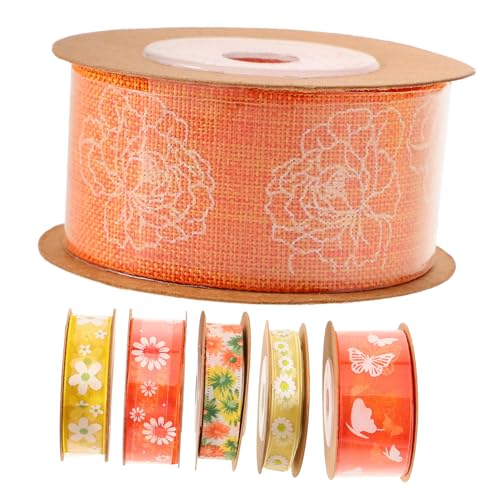 PERSELOSO 6 Rollen Sechs Multifunktionales Geschenkbänder Schneidbares Satinband für DIY Haaraccessoires Bastelprojekte und Festtagsdekorationen von PERSELOSO