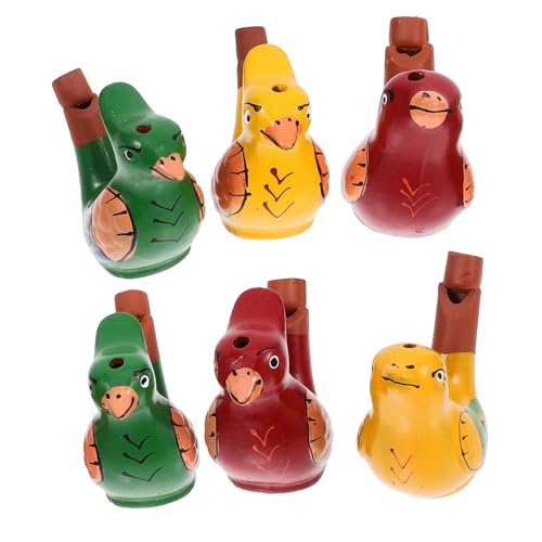 PERSELOSO 6 Stck Teiliges Set Keramische Vogelpfeifen für Wasservogel Pfeifen Bunt und Sicher für Spiele und Freizeitaktivitäten PERSELOSO 6 Stck Teiliges Set Keramische Vogelpfeifen für Wasservogel Pfeifen Bunt und Sicher für Spiele und Freizeitaktivitäten von PERSELOSO
