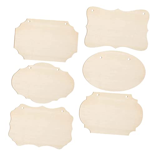 PERSELOSO 6 Stück Blanko Holzschilder Unbehandelte Holzplatten zum Basteln DIY Dekoration für Malerei Beschriftung und Kreative Projekte für Zuhause Cafés und Veranstaltungen PERSELOSO 6 Stück Blanko Holzschilder Unbehandelte Holzplatten zum Basteln DIY Dekoration für Malerei Beschriftung und Kreative Projekte für Zuhause Cafés und Veranstaltungen von PERSELOSO