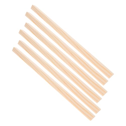 PERSELOSO 6 Stück Dreieckige Holzleisten Kiefer für Diy Fensterverkleidungen Bastelbedarf und Dekoration Langlebige Molding Streifen für Kreative Projekte PERSELOSO 6 Stück Dreieckige Holzleisten Kiefer für Diy Fensterverkleidungen Bastelbedarf und Dekoration Langlebige Molding Streifen für Kreative Projekte von PERSELOSO