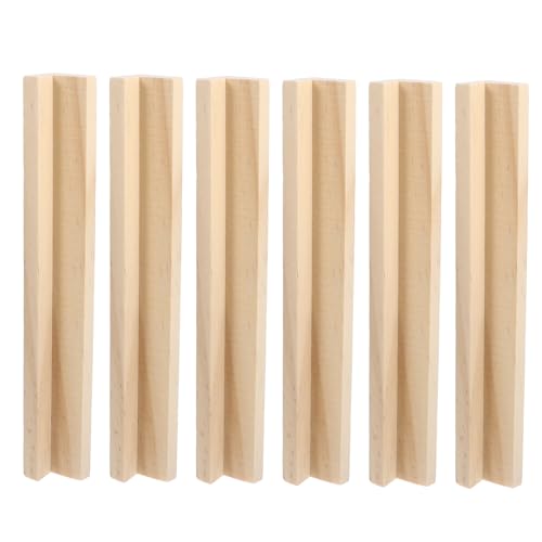 PERSELOSO 6 Stück Englische Alphabetbasis Zubehör für Brettspiele Briefablagen für Lebensmittel Domino-Ständer Dominoständer aus Holz, Dominohalter Domino-Halter-Racks Kiefernholz Beige PERSELOSO 6 Stück Englische Alphabetbasis Zubehör für Brettspiele Briefablagen für Lebensmittel Domino-Ständer Dominoständer aus Holz, Dominohalter Domino-Halter-Racks Kiefernholz Beige von PERSELOSO