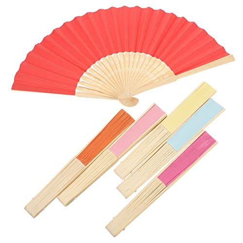 PERSELOSO 6 Stück Faltfächer Diy Handfächer aus Papier Tragbare Faltbare Fächer für Tanz Party Kinderzimmer Dekoration Gemischt Leicht und Kreativ PERSELOSO 6 Stück Faltfächer Diy Handfächer aus Papier Tragbare Faltbare Fächer für Tanz Party Kinderzimmer Dekoration Gemischt Leicht und Kreativ von PERSELOSO