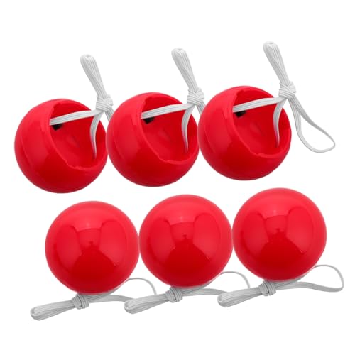 PERSELOSO 6 Stück Leuchtende Clownsnasen für Erwachsene Kostüm Requisiten für Halloween Weihnachten und Karneval Blinkende Rote und Blaue Nase PERSELOSO 6 Stück Leuchtende Clownsnasen für Erwachsene Kostüm Requisiten für Halloween Weihnachten und Karneval Blinkende Rote und Blaue Nase von PERSELOSO