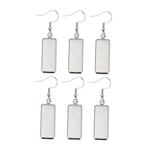 PERSELOSO 6 Stück Teiliges Schmuck Anhänger für DIY Ohrschmuck Rechteckige Blanko Trays für Kreative Schmuckherstellung für Anfänger und Frauen PERSELOSO 6 Stück Teiliges Schmuck Anhänger für DIY Ohrschmuck Rechteckige Blanko Trays für Kreative Schmuckherstellung für Anfänger und Frauen von PERSELOSO