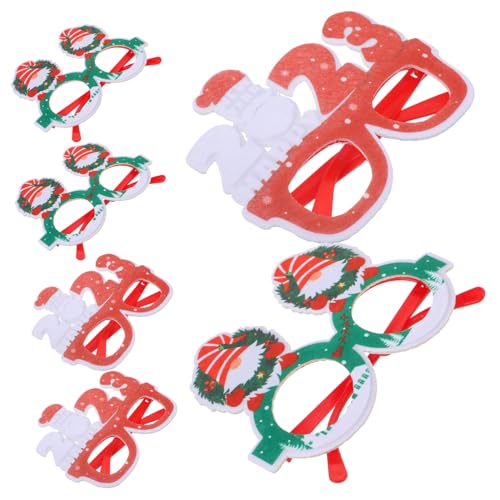 PERSELOSO 6 Stück Weihnachtsdeko Tür Weihnachtsbrillen Feiertags Sonnenbrillen Weihnachtsparty Zubehör Weihnachtsbaum Weihnachtsparty Brille Weihnachtsparty Dekorationen PERSELOSO 6 Stück Weihnachtsdeko Tür Weihnachtsbrillen Feiertags Sonnenbrillen Weihnachtsparty Zubehör Weihnachtsbaum Weihnachtsparty Brille Weihnachtsparty Dekorationen von PERSELOSO