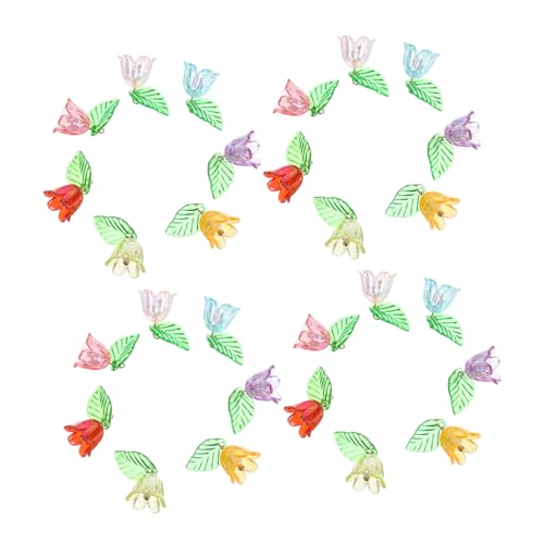 PERSELOSO 60 Stück Acryllilie Tals Keychain Accessories Juweliermake -anhänger Schmuck-anhänger Charm-anhänger Diy -bastelanschlüsse Diy-schmuck-links Glockenblumen-charme Metall PERSELOSO 60 Stück Acryllilie Tals Keychain Accessories Juweliermake -anhänger Schmuck-anhänger Charm-anhänger Diy -bastelanschlüsse Diy-schmuck-links Glockenblumen-charme Metall von PERSELOSO