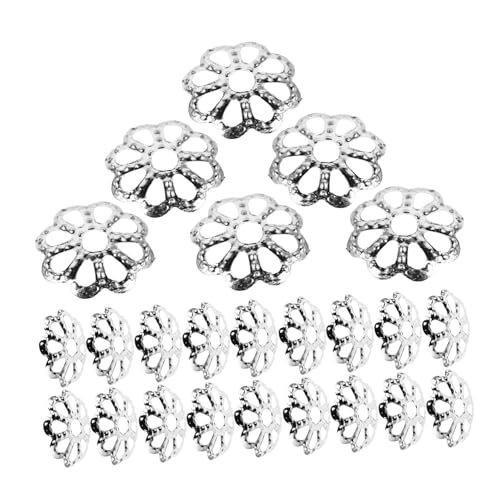 PERSELOSO 600 Stück Diy Blumenperlen Kappen Hohle Blüten Endkappen Spacer Lose Perlen Charms für Schmuckherstellung für Armbänder und Ohrringe PERSELOSO 600 Stück Diy Blumenperlen Kappen Hohle Blüten Endkappen Spacer Lose Perlen Charms für Schmuckherstellung für Armbänder und Ohrringe von PERSELOSO