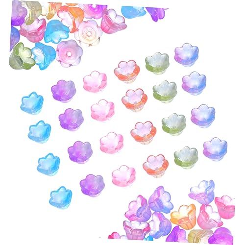 PERSELOSO 60Stücke DIY Blumenperlenkappen Spacer Kappen für Halsketten und Armbänder für Individuelles Schmuckdesign und Bastelprojekte von PERSELOSO