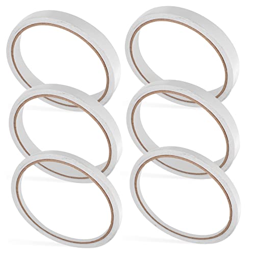 PERSELOSO 6Rollen Doppelseitiges Klebeband Verschiedenen pro Rolle Stark Haftend für Scrapbooking Basteln und DIY Projekte von PERSELOSO