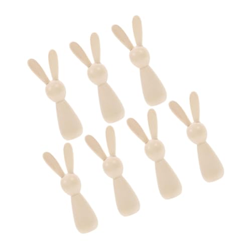 PERSELOSO 7 Stück Hasen-steckpuppen: Hölzerne Hasenfiguren Für Diy-projekte – Unfertige Hasenskulpturen Zum Bemalen Und Ausmalen Für Kinderaktivitäten Und Als Osterdekoration PERSELOSO 7 Stück Hasen-steckpuppen: Hölzerne Hasenfiguren Für Diy-projekte – Unfertige Hasenskulpturen Zum Bemalen Und Ausmalen Für Kinderaktivitäten Und Als Osterdekoration von PERSELOSO