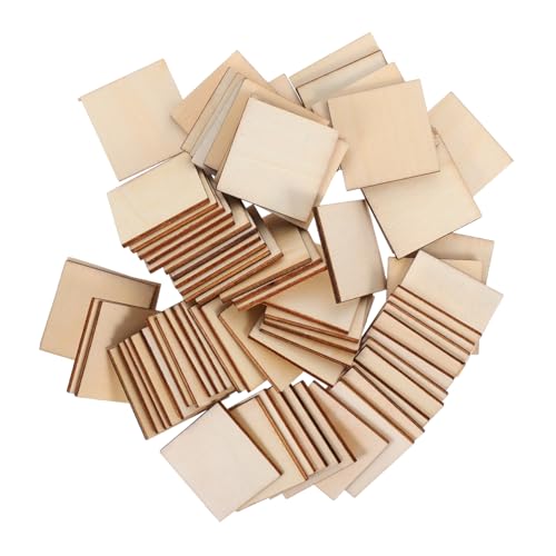 PERSELOSO 75 Stück Unlackierte Holzquadrate für DIY Projekte Natürliche Holzscheiben zum Basteln Malen Dekorieren und Lasergravieren Vielseitig Einsetzbar für Zuhause Schule und PERSELOSO 75 Stück Unlackierte Holzquadrate für DIY Projekte Natürliche Holzscheiben zum Basteln Malen Dekorieren und Lasergravieren Vielseitig Einsetzbar für Zuhause Schule und von PERSELOSO