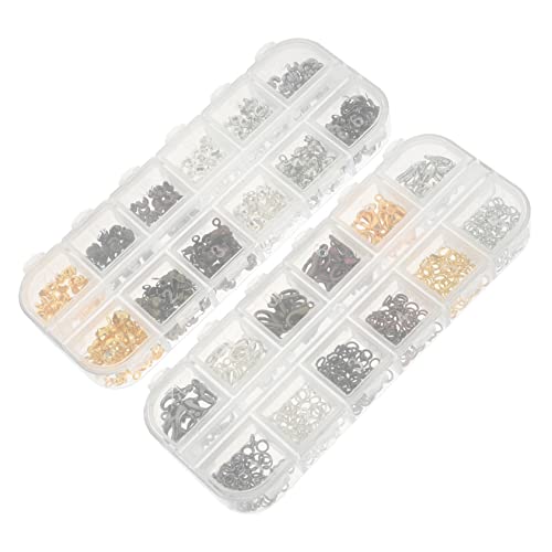 PERSELOSO 782Stücke Teiliges Hummer Verschluss für DIY Schmuck Multifunktionale Crimp Perlen Farben für Armband Halskette und Ohrringe für Langlebige von PERSELOSO
