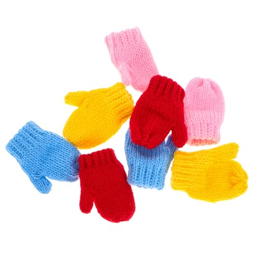 PERSELOSO Miniatur-strickhandschuhe Für Puppen 8 Stück Weiches Garn Mehrfarbig Für Das Fantasievolle Spielen Ihrer Puppensammlung PERSELOSO Miniatur-strickhandschuhe Für Puppen 8 Stück Weiches Garn Mehrfarbig Für Das Fantasievolle Spielen Ihrer Puppensammlung von PERSELOSO