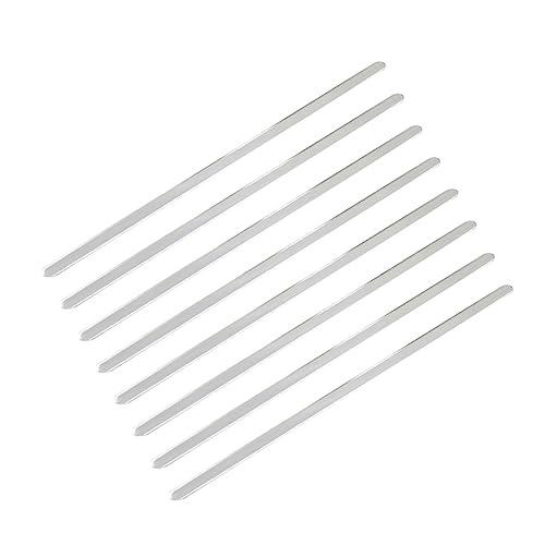 PERSELOSO 8 Stück Innenkern Des Edelstahlarmbandes Flacher Armreif Rostfrei Herstellung Ring Edelstahlmanschettenblanks Bar Leer Diy Rohlinge Für Manschettenarmbänder Aus Metall Silber PERSELOSO 8 Stück Innenkern Des Edelstahlarmbandes Flacher Armreif Rostfrei Herstellung Ring Edelstahlmanschettenblanks Bar Leer Diy Rohlinge Für Manschettenarmbänder Aus Metall Silber von PERSELOSO
