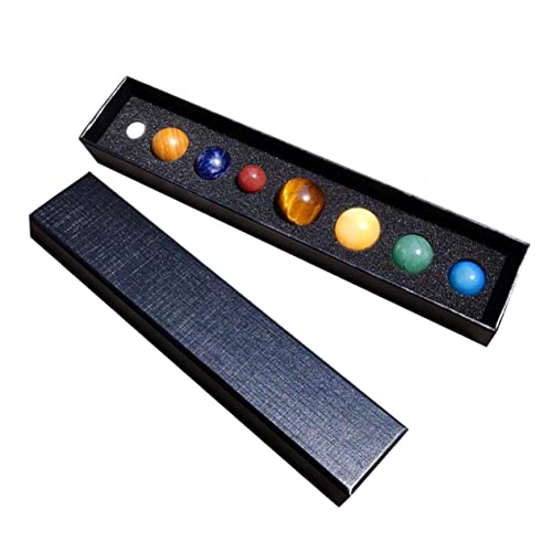 PERSELOSO 8 Stück Teiliges Set Dekorative Planetenkugeln Sonnensystem Deko für Bunte Mineralienfiguren für Schreibtisch und Sammler Geschenkbox für Fans PERSELOSO 8 Stück Teiliges Set Dekorative Planetenkugeln Sonnensystem Deko für Bunte Mineralienfiguren für Schreibtisch und Sammler Geschenkbox für Fans von PERSELOSO