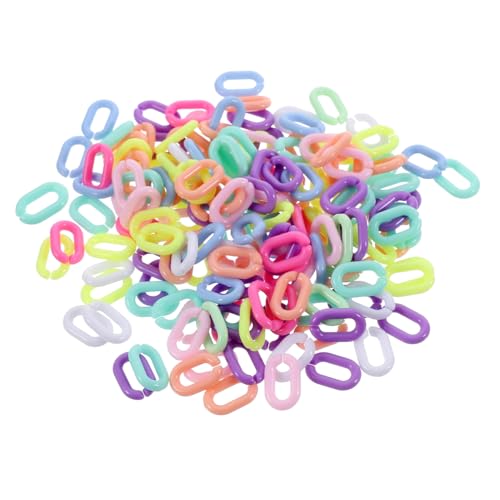 PERSELOSO 800 Stück Acryl Kettenverbindungsringe Bunte Offene Verbindungsringe für DIY Schmuck Taschen Schlüsselband Zubehör Langlebig Sicher Glatt PERSELOSO 800 Stück Acryl Kettenverbindungsringe Bunte Offene Verbindungsringe für DIY Schmuck Taschen Schlüsselband Zubehör Langlebig Sicher Glatt von PERSELOSO