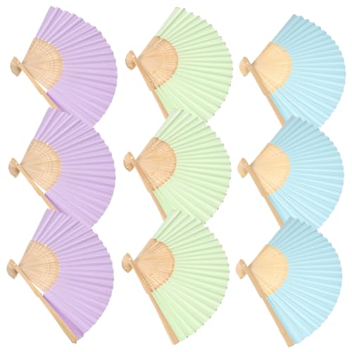 PERSELOSO 9 Stück Teiliges Set Diy Papierfächer Bunte Faltbare Fächer für Handarbeiten Kreative Malprojekte Hochzeitsdekoration und Heimdekoration PERSELOSO 9 Stück Teiliges Set Diy Papierfächer Bunte Faltbare Fächer für Handarbeiten Kreative Malprojekte Hochzeitsdekoration und Heimdekoration von PERSELOSO
