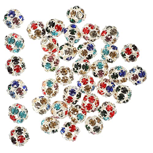 PERSELOSO 90Stücke Strassperlen für DIY Schmuckherstellung Weiche Diamantperlen und Glänzend für Armbänder und Kreative Bastelprojekte von PERSELOSO