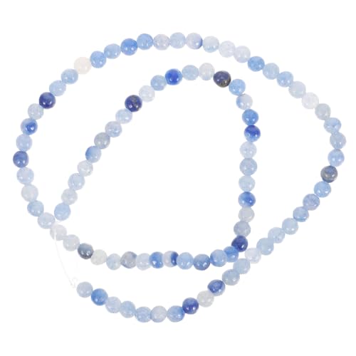 PERSELOSO 92 Stück Natursteinperlen Runde Lose Perlen für DIY Schmuckherstellung Geeignet für Halsketten Armbänder und Kreative Projekte Langlebig und Vielseitig Einsetzbar von PERSELOSO