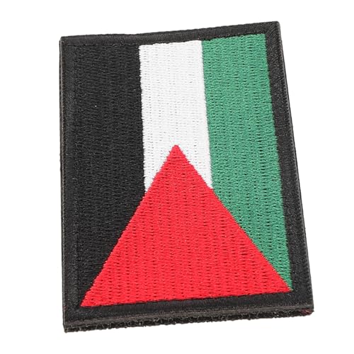 PERSELOSO Abzeichen Patch mit Palästina Flagge Verstellbare Nähapplikation für Rucksäcke Gestaltung und Patriotischer Ausdruck für Fans und Unterstützer von Palästina PERSELOSO Abzeichen Patch mit Palästina Flagge Verstellbare Nähapplikation für Rucksäcke Gestaltung und Patriotischer Ausdruck für Fans und Unterstützer von Palästina von PERSELOSO