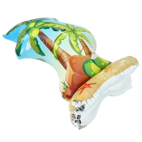 PERSELOSO Aufblasbarer Großer Palmbaum Folienballon Sommerdeko für Partys Geburtstagsfeiern und Hawaiianische Events Fotorequisiten und Centerpiece von PERSELOSO
