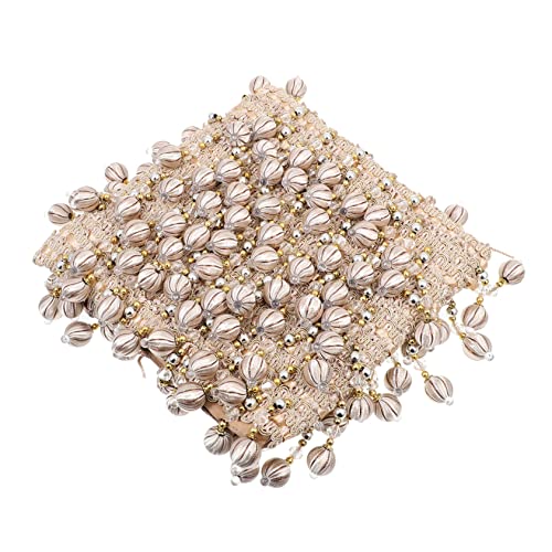 PERSELOSO Beaded Fringe Vorhang Dekoration Perlenbesatz für DIY Vorhänge Vielseitig Einsetzbar Heim Schneiderladen und Mehr Hochwertigem PERSELOSO Beaded Fringe Vorhang Dekoration Perlenbesatz für DIY Vorhänge Vielseitig Einsetzbar Heim Schneiderladen und Mehr Hochwertigem von PERSELOSO