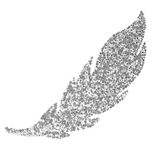 PERSELOSO Blattförmiges Strass Applikation für DIY Kleidung Taschen und Accessoires und Langlebig Handarbeiten und Projekte von PERSELOSO