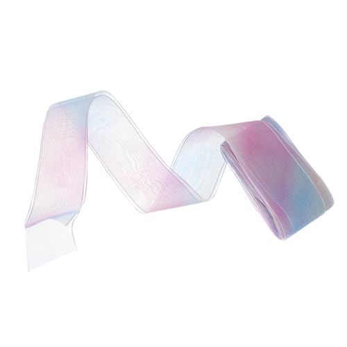 PERSELOSO Breites Regenbogen Printed Chiffonband DIY Haarschmuck Yards Gradient Design für Festlichkeiten und Dekorationen PERSELOSO Breites Regenbogen Printed Chiffonband DIY Haarschmuck Yards Gradient Design für Festlichkeiten und Dekorationen von PERSELOSO