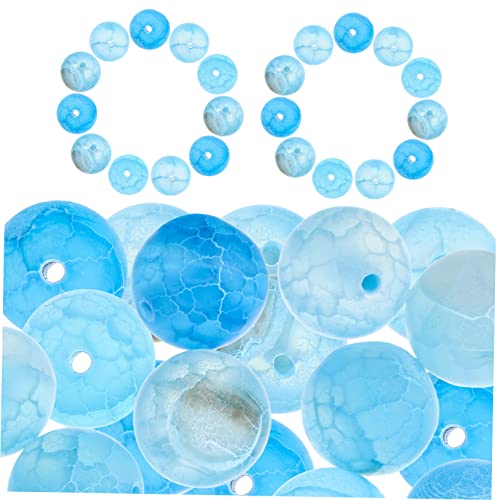 PERSELOSO DIY Gefrostete Achatperlen Lose Runde Schmuckperlen für Halsketten und Armbänder Bastelprojekte Glänzende Farben Leicht Einzufädeln PERSELOSO DIY Gefrostete Achatperlen Lose Runde Schmuckperlen für Halsketten und Armbänder Bastelprojekte Glänzende Farben Leicht Einzufädeln von PERSELOSO