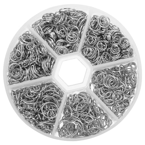 PERSELOSO DIY Ohrringe Offene Sprungringe für Handgefertigten Schmuck für Armbänder und Langlebig und Rostfrei von PERSELOSO