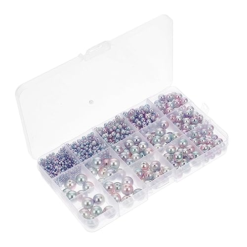 PERSELOSO DIY Schmuckset Runde Kunstperlen mit Farben Bastelmaterial für Armbänder Halsketten und Mehr für Projekte und PERSELOSO DIY Schmuckset Runde Kunstperlen mit Farben Bastelmaterial für Armbänder Halsketten und Mehr für Projekte und von PERSELOSO