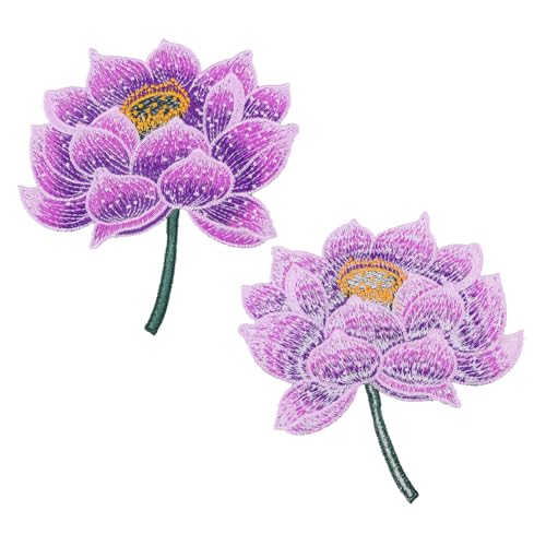 PERSELOSO Ethnischer Bestickter Lotus Patch Leuchtende Farbe Langlebiger Stoffapplikation Klassisches Vintage Design für Kleidung Jacken DIY Reparatur und Dekoration PERSELOSO Ethnischer Bestickter Lotus Patch Leuchtende Farbe Langlebiger Stoffapplikation Klassisches Vintage Design für Kleidung Jacken DIY Reparatur und Dekoration von PERSELOSO