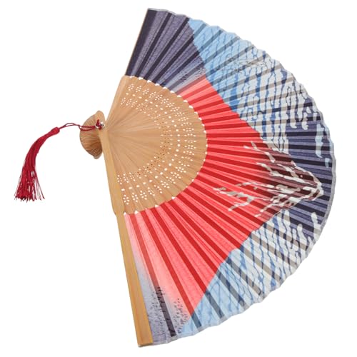 PERSELOSO Faltbarer Handfächer aus Seide im Japanischen Stil mit Bambusgriff Leichter Tragbarer Fächer für Hochzeit Party Heimdekoration und Tanz Accessoire PERSELOSO Faltbarer Handfächer aus Seide im Japanischen Stil mit Bambusgriff Leichter Tragbarer Fächer für Hochzeit Party Heimdekoration und Tanz Accessoire von PERSELOSO