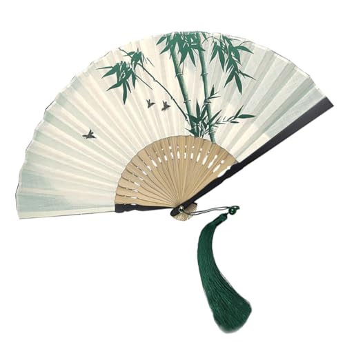 PERSELOSO Faltbarer Vintage Handfächer aus Quaste Eleganter Fächer für Tanz Hochzeiten und Dekoration Leicht und Robust für PERSELOSO Faltbarer Vintage Handfächer aus Quaste Eleganter Fächer für Tanz Hochzeiten und Dekoration Leicht und Robust für von PERSELOSO