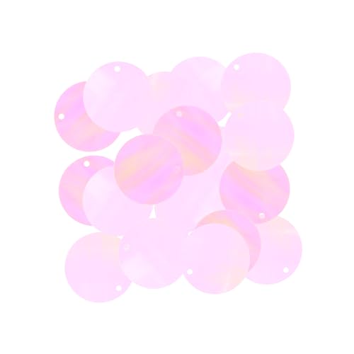 PERSELOSO Flache Runde Pailletten 45g Bunte Selbstgemacht Bastelmaterialien Lose Pailletten für Kleidung Stickpailletten für Bastelprojekte und Dekorationen von PERSELOSO