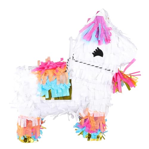 PERSELOSO Funny Piñata Füller Kreatives für Geburtstagsfeiern und Festlichkeiten Pferdeform aus Hochwertigem zum Befüllen mit Süßigkeiten und Kleinen Spielzeugen von PERSELOSO