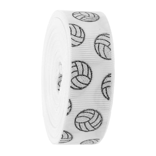 PERSELOSO Glitzer Volleyball Sportband Rolle Funkelnde Yards Cheerleader Haarbänder für Volleyball Teams Dekoration für Feiern und Erfolge Strapazierfähig und Farbecht von PERSELOSO