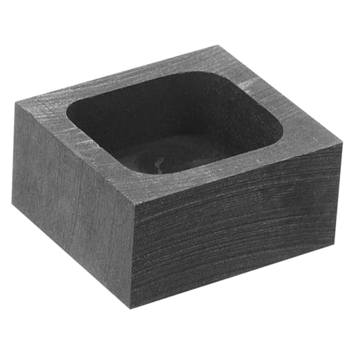 PERSELOSO Graphit Gussform mit Ölkanal für Metallgießen Gold Silber Kupfer Hitzebeständige Kleine Schmelzform für Präzises Metallgießen Langlebig und Formstabil von PERSELOSO